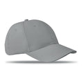 Cappellino da 6 pannelli grigio - personalizzabile con logo