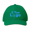 Cappellino verde personalizzabile con logo