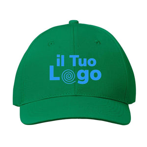 Cappellino verde personalizzabile con logo
