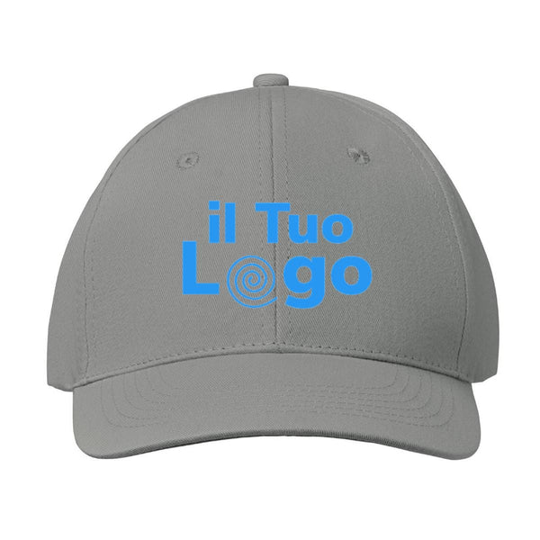 Cappellino grigio personalizzabile con logo