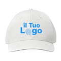 Cappellino bianco personalizzabile con logo