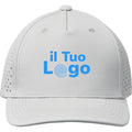 Cappellino da baseball 5 pannelli Bianco - personalizzabile con logo