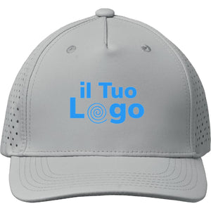 Cappellino da baseball 5 pannelli Grigio - personalizzabile con logo