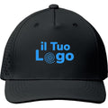 Cappellino da baseball 5 pannelli Nero - personalizzabile con logo
