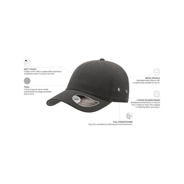 Cappellino da baseball Action - personalizzabile con logo