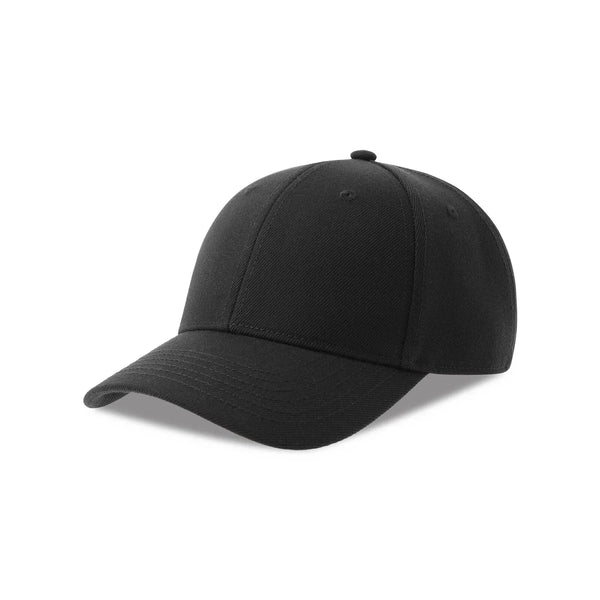 Cappellino da baseball Champion-S nero - personalizzabile con logo