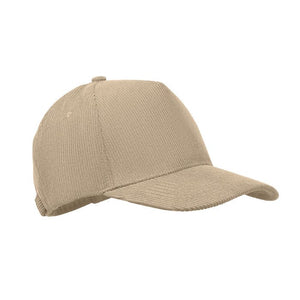 Cappellino da baseball chiusura in metallo Beige - personalizzabile con logo