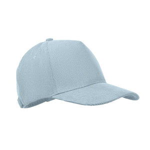 Cappellino da baseball chiusura in metallo blu - personalizzabile con logo