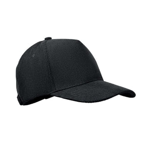 Cappellino da baseball chiusura in metallo Nero - personalizzabile con logo