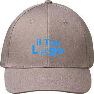 Cappellino da baseball cotone 280g Grigio - personalizzabile con logo