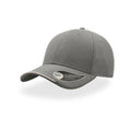 Cappellino da baseball Estoril grigio - personalizzabile con logo
