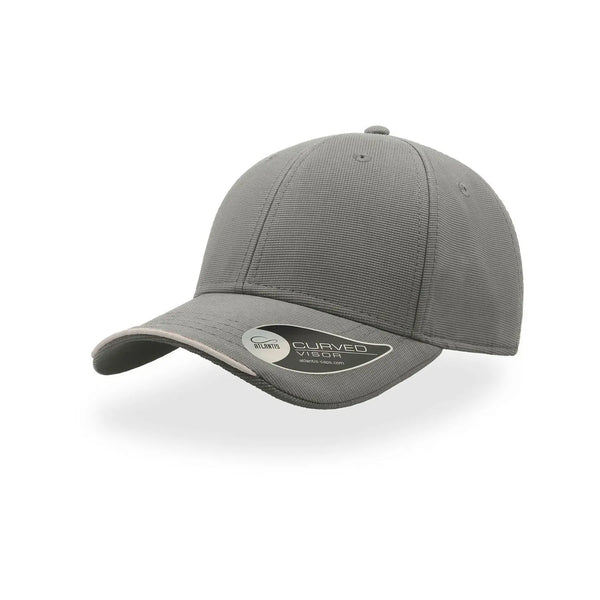 Cappellino da baseball Estoril grigio - personalizzabile con logo
