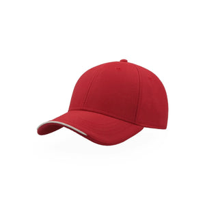 Cappellino da baseball Estoril-S rosso - personalizzabile con logo