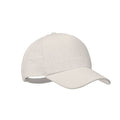 Cappellino da baseball in canapa beige - personalizzabile con logo