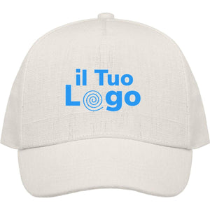 Cappellino da baseball in canapa - personalizzabile con logo