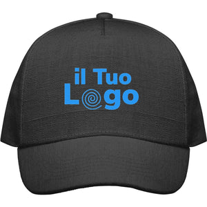 Cappellino da baseball in canapa - personalizzabile con logo
