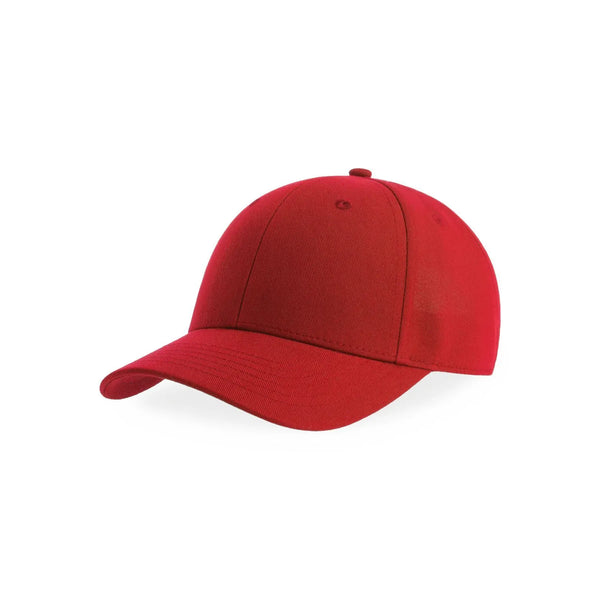 Cappellino da baseball Joshua rosso - personalizzabile con logo
