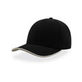 Cappellino da baseball Pilot Piping Sandwich nero - personalizzabile con logo