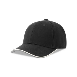 Cappellino da baseball Pilot Piping Sandwich-S nero - personalizzabile con logo