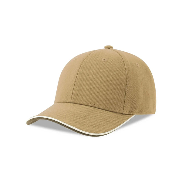 Cappellino da baseball Pilot Piping Sandwich-S verde - personalizzabile con logo