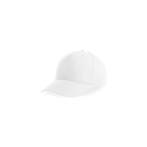 Cappellino da baseball Recy Five bianco - personalizzabile con logo