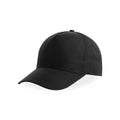 Cappellino da baseball Recy Five nero - personalizzabile con logo