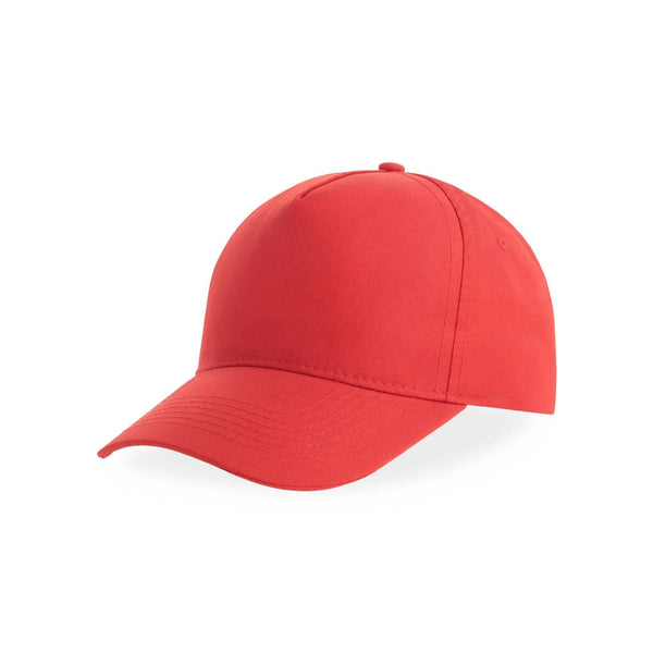 Cappellino da baseball Recy Five rosso - personalizzabile con logo