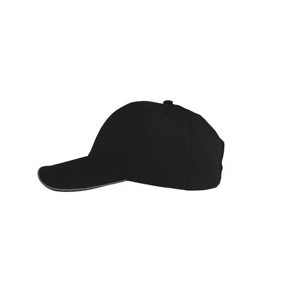 Cappellino da baseball Reflect nero - personalizzabile con logo