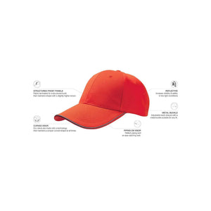 Cappellino da baseball Reflect nero - personalizzabile con logo