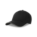 Cappellino da baseball Reflect-S nero - personalizzabile con logo