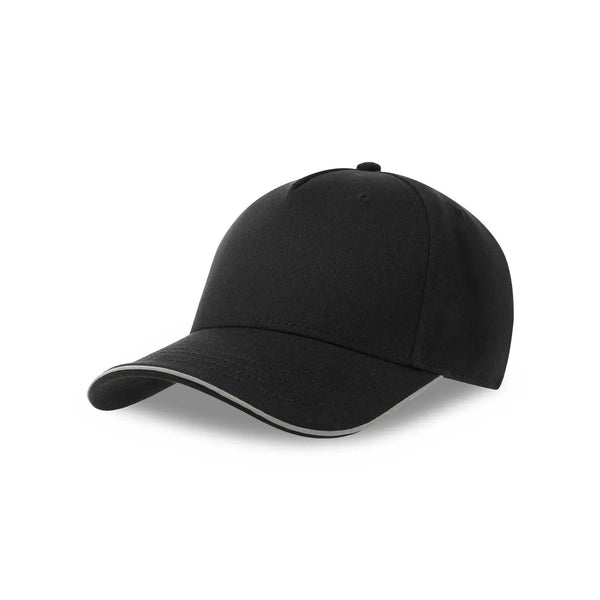 Cappellino da baseball Reflect-S nero - personalizzabile con logo