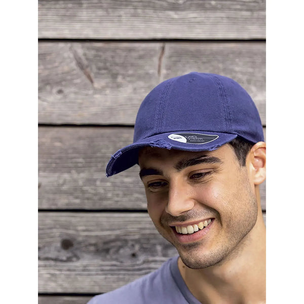 Cappellino Dad Hat Destroyed - personalizzabile con logo