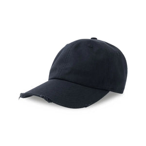 Cappellino Dad Hat Destroyed-S blu - personalizzabile con logo
