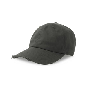 Cappellino Dad Hat Destroyed-S dark grey - personalizzabile con logo