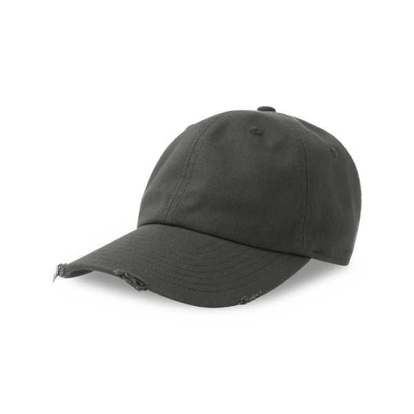 Cappellino Dad Hat Destroyed-S dark grey - personalizzabile con logo