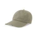 Cappellino Dad Hat Destroyed-S grigio - personalizzabile con logo