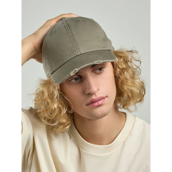 Cappellino Dad Hat Destroyed-S - personalizzabile con logo