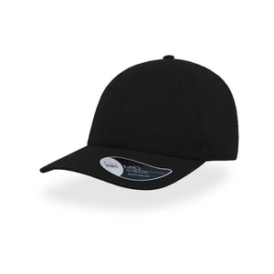 Cappellino Dad Hat nero - personalizzabile con logo
