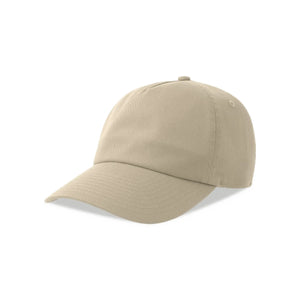 Cappellino Dad Hat-S Five beige - personalizzabile con logo