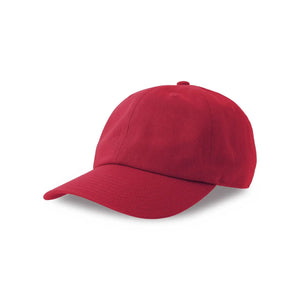 Cappellino Dad Hat-S rosso - personalizzabile con logo
