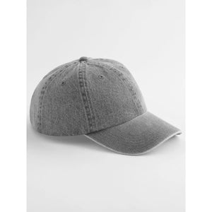 Cappellino DENIM CAP grigio - personalizzabile con logo