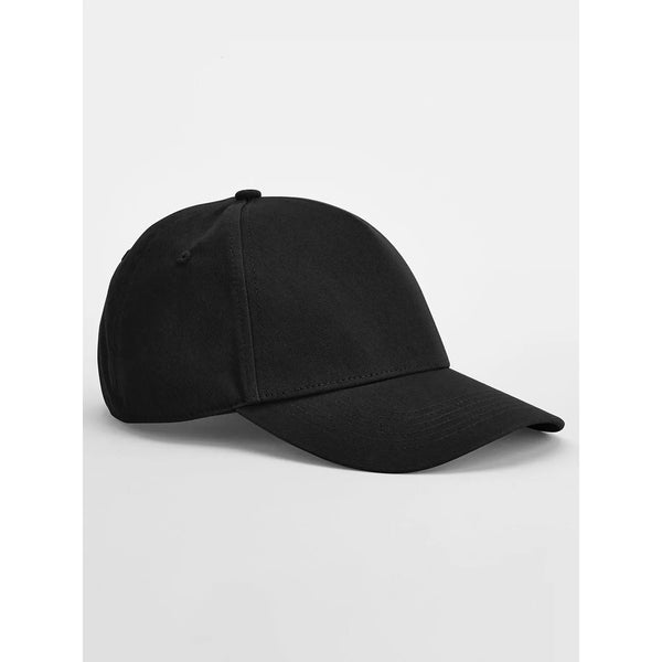 Cappellino EarthAware® Classic Organic Cotton 5 Panel Cap nero - personalizzabile con logo