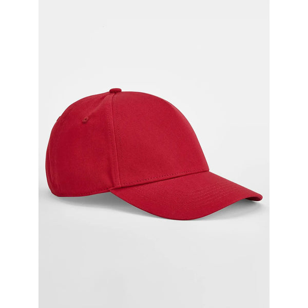 Cappellino EarthAware® Classic Organic Cotton 5 Panel Cap rosso - personalizzabile con logo