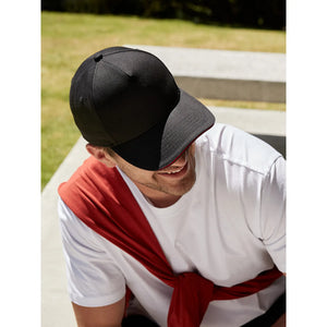 Cappellino EarthAware® Classic Organic Cotton 5 Panel Cap -  Sandwich Peak - personalizzabile con logo
