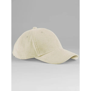 Cappellino EarthAware® Organic Cord Baseball Cap beige - personalizzabile con logo