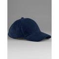 Cappellino EarthAware® Organic Cord Baseball Cap blu - personalizzabile con logo