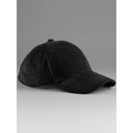 Cappellino EarthAware® Organic Cord Baseball Cap nero - personalizzabile con logo