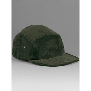 Cappellino EarthAware® Organic Cord Camper Cap verde - personalizzabile con logo