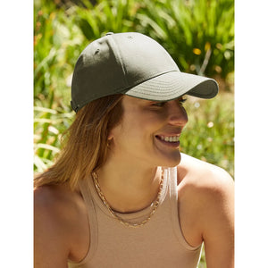 Cappellino EarthAware® Organic Cotton Canvas 6 Panel Cap - personalizzabile con logo