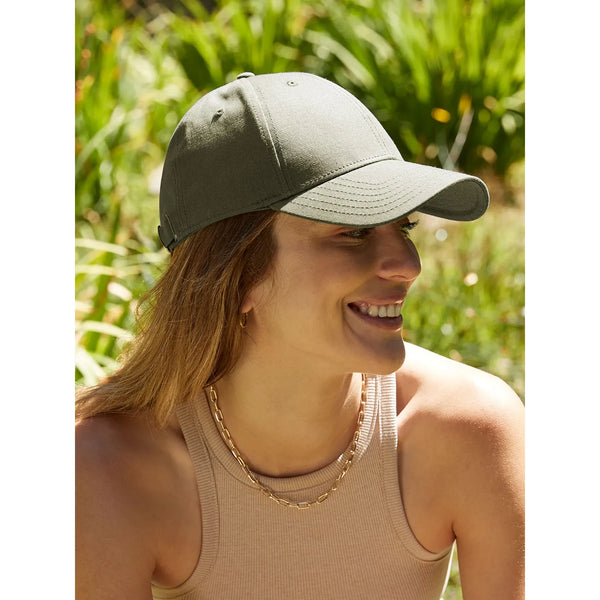 Cappellino EarthAware® Organic Cotton Canvas 6 Panel Cap - personalizzabile con logo